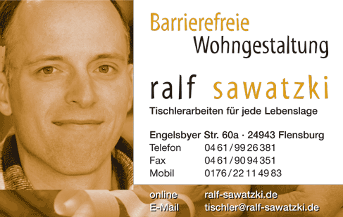 Ralf Sawatzki - Tischlerei f&uuml;r jede Lebenslage - Barrierefreie Wohnraumgestaltung